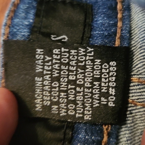 CP Shorts Womens Size 9 Denim Jean Distressed Burton Up Juniors Fray Cut Off - Picture 6 of 9